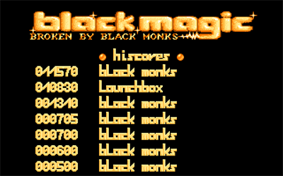 Black Magic - Screenshot - High Scores Image