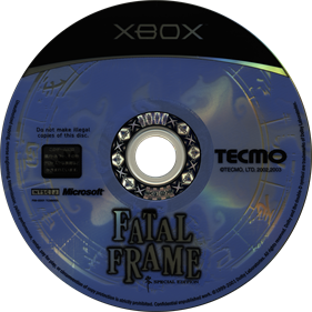 Fatal Frame: Special Edition - Disc Image