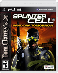 Tom Clancy's Splinter Cell: Pandora Tomorrow HD - Box - Front - Reconstructed