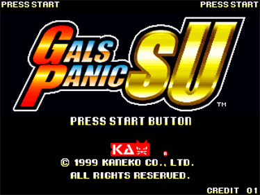 Gals Panic SU - Screenshot - Game Title Image