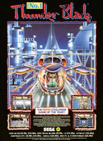 Thunder Blade - Advertisement Flyer - Front Image