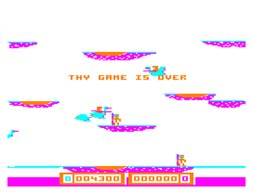 Buzzard Bait - Screenshot - Game Over Image