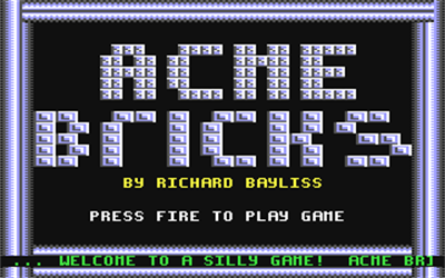 Acme Bricks - Screenshot - Game Title Image