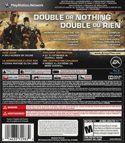 Army of Two: The Devil's Cartel - Box - Back Image