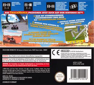 TrackMania DS - Box - Back Image
