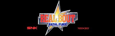 Real Bout Fatal Fury - Arcade - Marquee Image