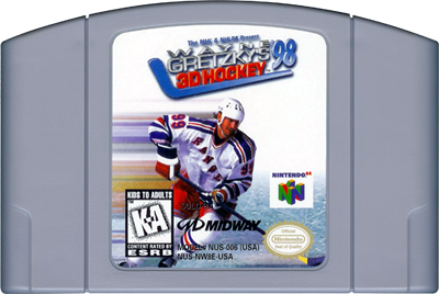 Wayne Gretzky's 3D Hockey '98 - Cart - Front Image