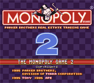 The Monopoly Game 2 - Screenshot - Game Title Image