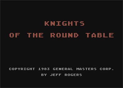 Knights of the Round Table - Screenshot - Game Title Image