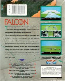 Falcon Mission Disk II: Operation: Firefight - Box - Back Image