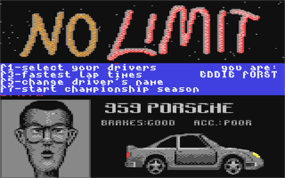 No Limit - Screenshot - Game Title Image