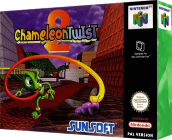 Chameleon Twist 2 - Box - 3D Image