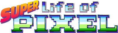 Super Life of Pixel - Clear Logo Image
