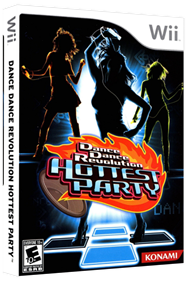 Dance Dance Revolution: Hottest Party - Box - 3D Image