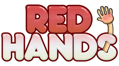 Red Hands – 2-Player Game - Clear Logo Image