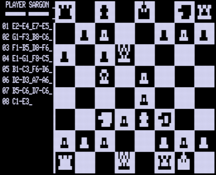 SARGON: A Computer Chess Program