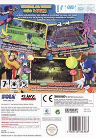 SEGA Superstars Tennis - Box - Back Image