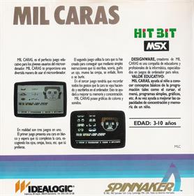 Mil Caras - Box - Back Image