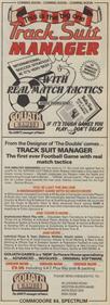 Track Suit Manager - Advertisement Flyer - Front Image