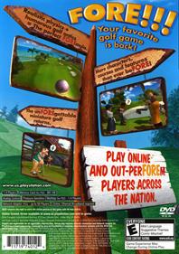 Hot Shots Golf: Fore! - Box - Back Image