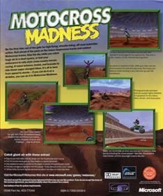 Motocross Madness - Box - Back Image