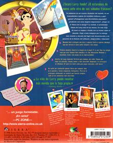 Leisure Suit Larry: Love for Sail! - Box - Back Image
