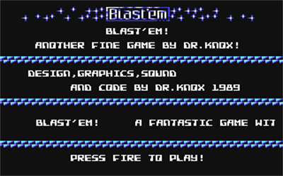 Blast'em - Screenshot - Game Title Image