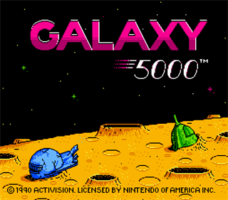 Galaxy 5000: Racing in the 51st Century - Screenshot - Game Title Image