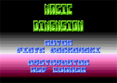Magic Dimension - Screenshot - Game Title Image
