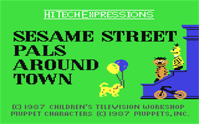 Sesame Street: Pals Around Town - Screenshot - Game Title Image