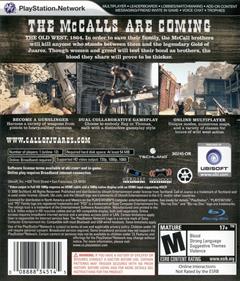 Call of Juarez: Bound in Blood - Box - Back Image