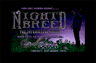 Clive Barker's Nightbreed: The Interactive Movie - Screenshot - Game Title Image