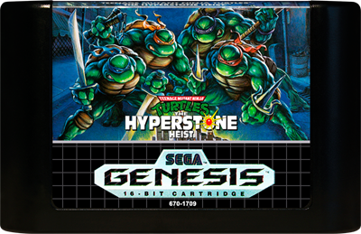 Teenage Mutant Ninja Turtles: The Hyperstone Heist - Fanart - Cart - Front Image