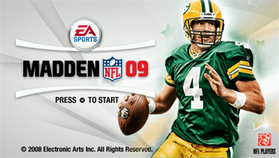 Madden NFL 09 - Screenshot - Game Title Image