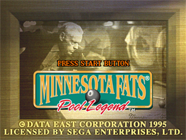 Minnesota Fats: Pool Legend - Screenshot - Game Title Image