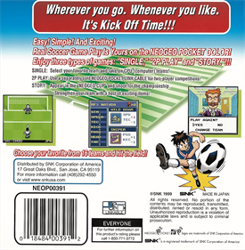 Neo Geo Cup '98 Plus Color - Box - Back Image