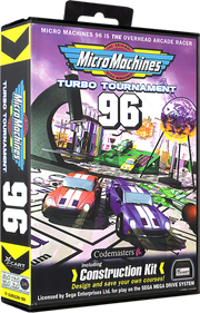 Micro Machines: Turbo Tournament 96 - Box - 3D Image