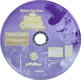 Mystery Case Files: Fate's Carnival - Disc Image