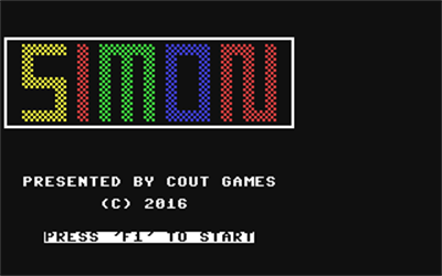 Simon (Cout Games) - Screenshot - Game Title Image