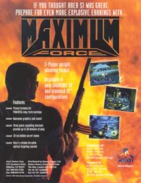 Maximum Force - Advertisement Flyer - Front