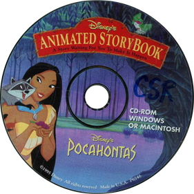 Disney's Animated Storybook: Pocahontas - Disc Image