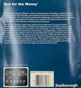 Run for the Money - Box - Back Image