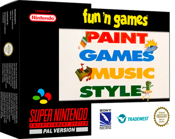 Fun 'n Games - Box - 3D Image