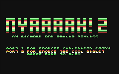 Nyaaaah! 02 - Screenshot - Game Title Image