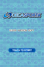 Deca Sports DS - Screenshot - Game Title Image