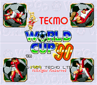 Tecmo World Cup '90 - Screenshot - Game Title Image