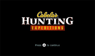 Cabela's Hunting Expeditions - Screenshot - Game Title Image