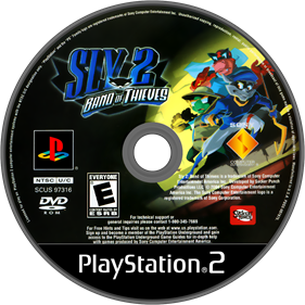 Sly 2: Band of Thieves - Disc Image