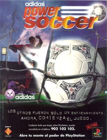 Adidas Power Soccer - Advertisement Flyer - Front Image