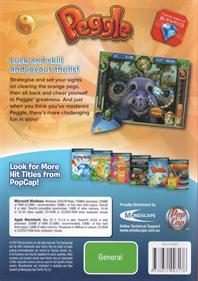 Peggle Deluxe - Box - Back Image